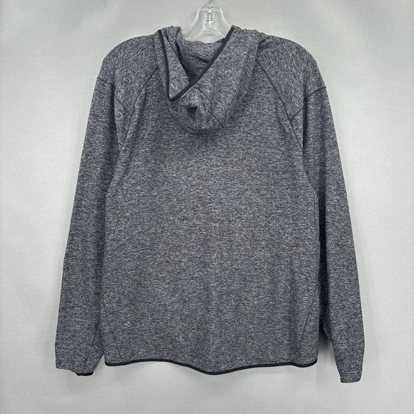 Lululemon Jacket Mens 2XL Gray Full Zip Surge Hooded Sweatshirt Athletic Running - Picture 11 of 14